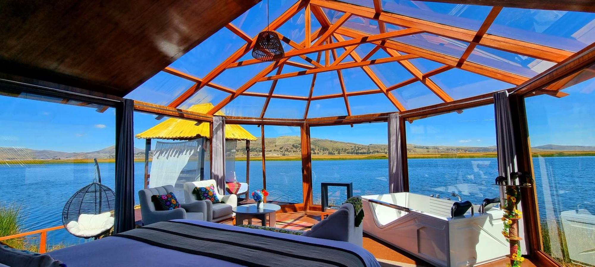 Kay Pacha Lodge Lago Titicaca All Inclusive Puno Quarto foto