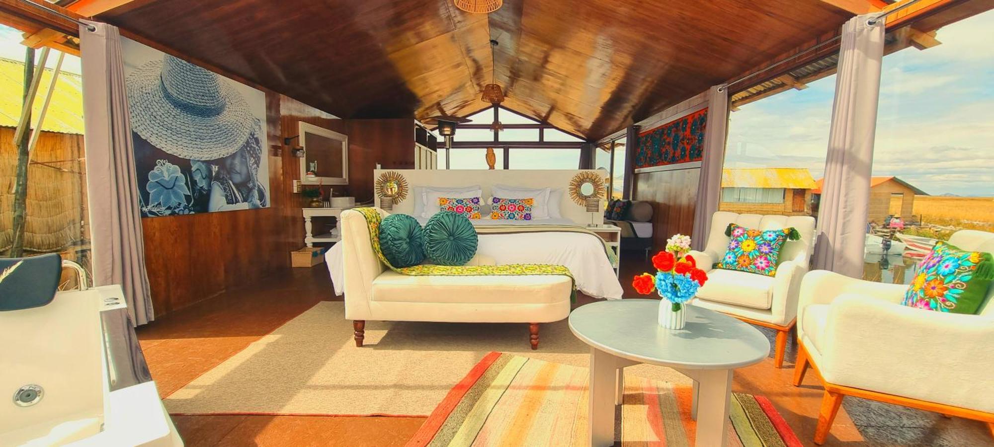 Kay Pacha Lodge Lago Titicaca All Inclusive Puno Quarto foto